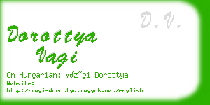 dorottya vagi business card